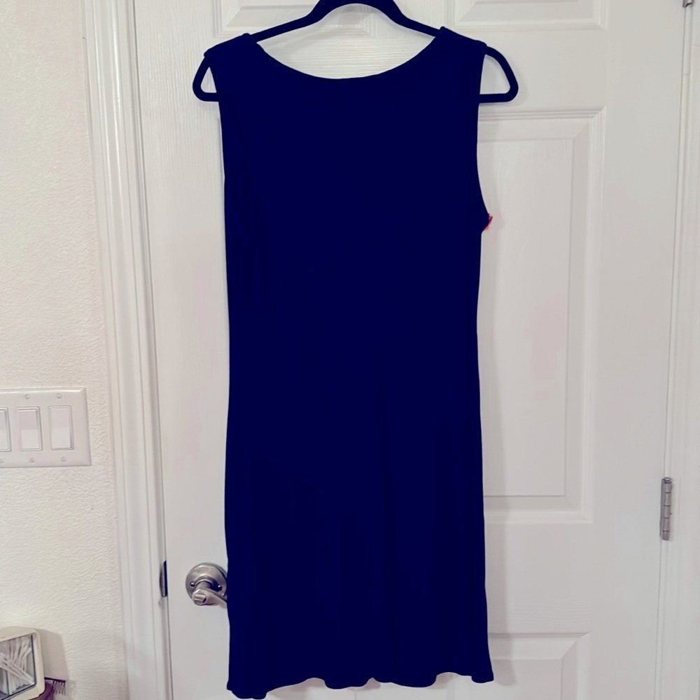 2-pc Midnight Blue Long sleeve Mini (above knee)Dress by Rabbit Designs Size 14M